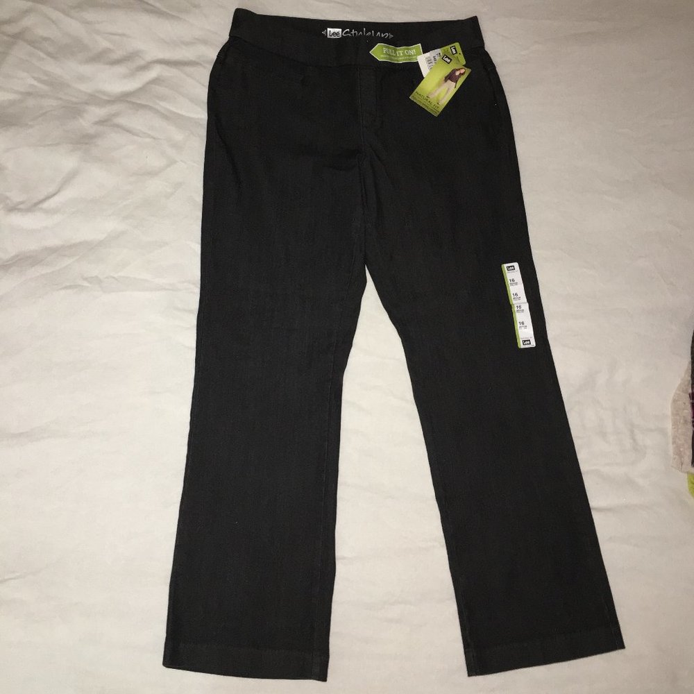 Lee Dark Wash New Stretch Jeans Barely-Boot